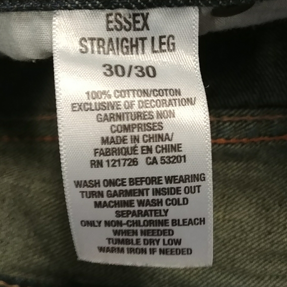 Aeropostale Men Distressed Essex Straight Leg Jean - Picture 8 of 10